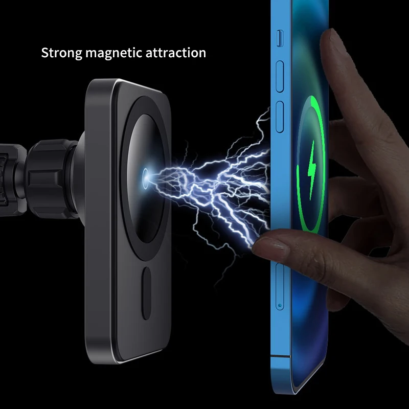 Магнитный Держатель Автомобильное магнитное зарядное устройство usb кабель 15 Вт магнитное беспроводное автомобильное зарядное устройство