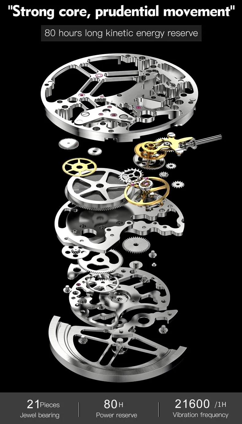 New Arrived Classic Fashion Good Quality Mechanical Wrist Watch For Men