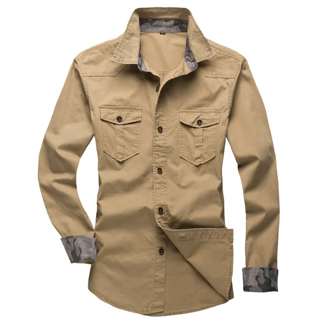 Full Sleeve Pocket Casual Shirts 