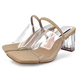 New Design Formal Open Toe Clamping Foot Women's High Heel Sandals Hollow Belt Buckle Banquet Wedding Bridal Dress Ladies Shoes