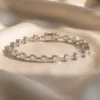 Cadena de tenis con forma de pera 1