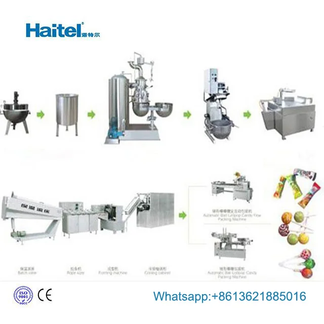 Drop Roller Ball Lollipop Candy Processing Line