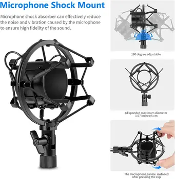 Neewer NW-800 Professional Studio Broadcasting & Recording Microphone Set Including (1)NW-800 Professional Condenser detail image