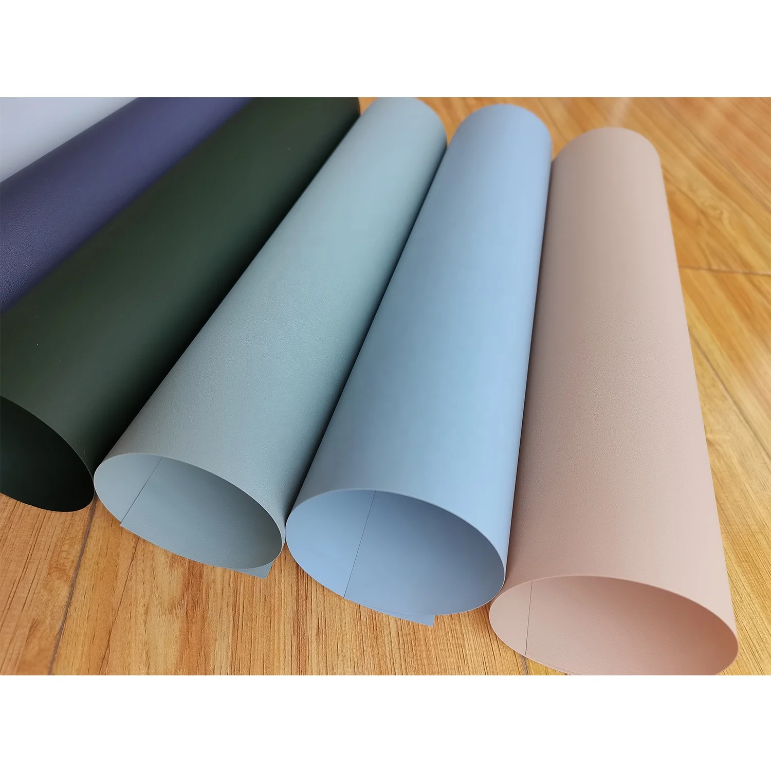 Однотонная ПВХ алюминиевая фольга Серебристая матовая декоративная пленка для обертывания профиля