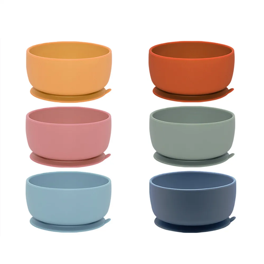 Baby Bowls - Bpa-free Silicone Set For Baby Led Weaning - First