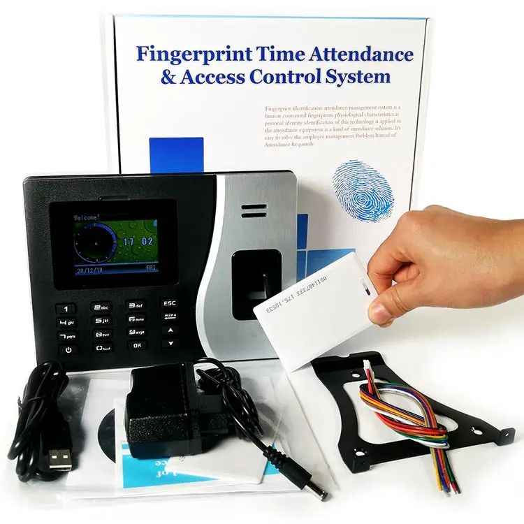 TIMMY Sim Card Biometrics Time Clock Fingerprint Time Attendance Machine with Free Sdk