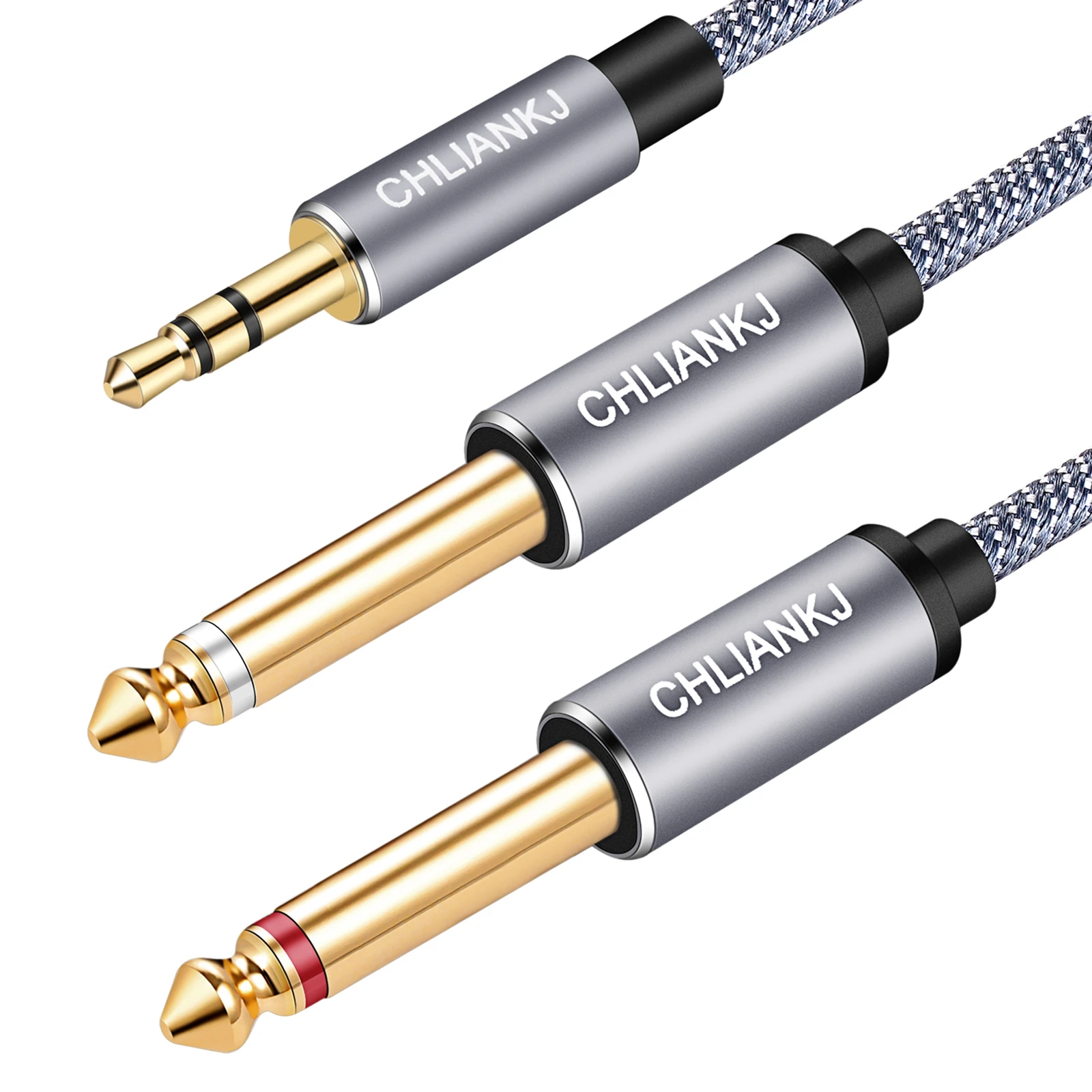 stakåndet Boost diagonal 3.5mm To Dual 6.35mm Cable,Mono Stereo Y-splitter Audio Cable For  Iphone,Ipod,Multimedia Speakers And Home Stereo,Etc - Buy 3.5mm 1/8" Trs To  Double 6.35mm 1/4" Ts Mono Y-cable Splitter Cable,3.5 Mm To 2*6.35