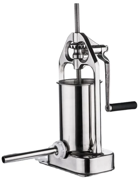 Ручной поршневой наполнитель для сосисок по оптовой цене вертикальный мяса свинины говядины курицы колбасной