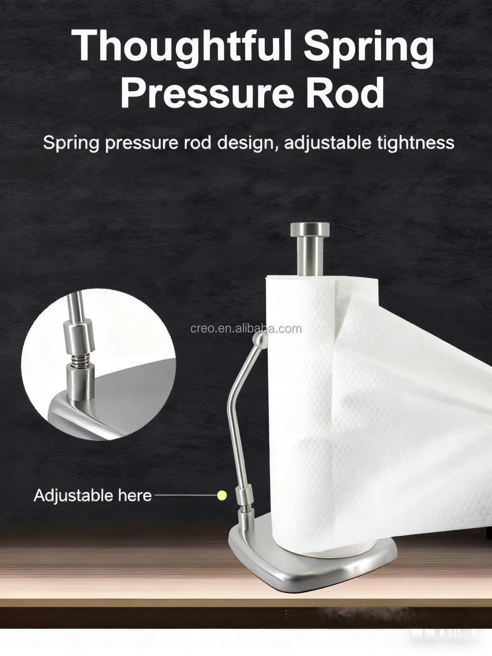 bathroom towel roll stand organizer easy assembly hanger rack for home-5