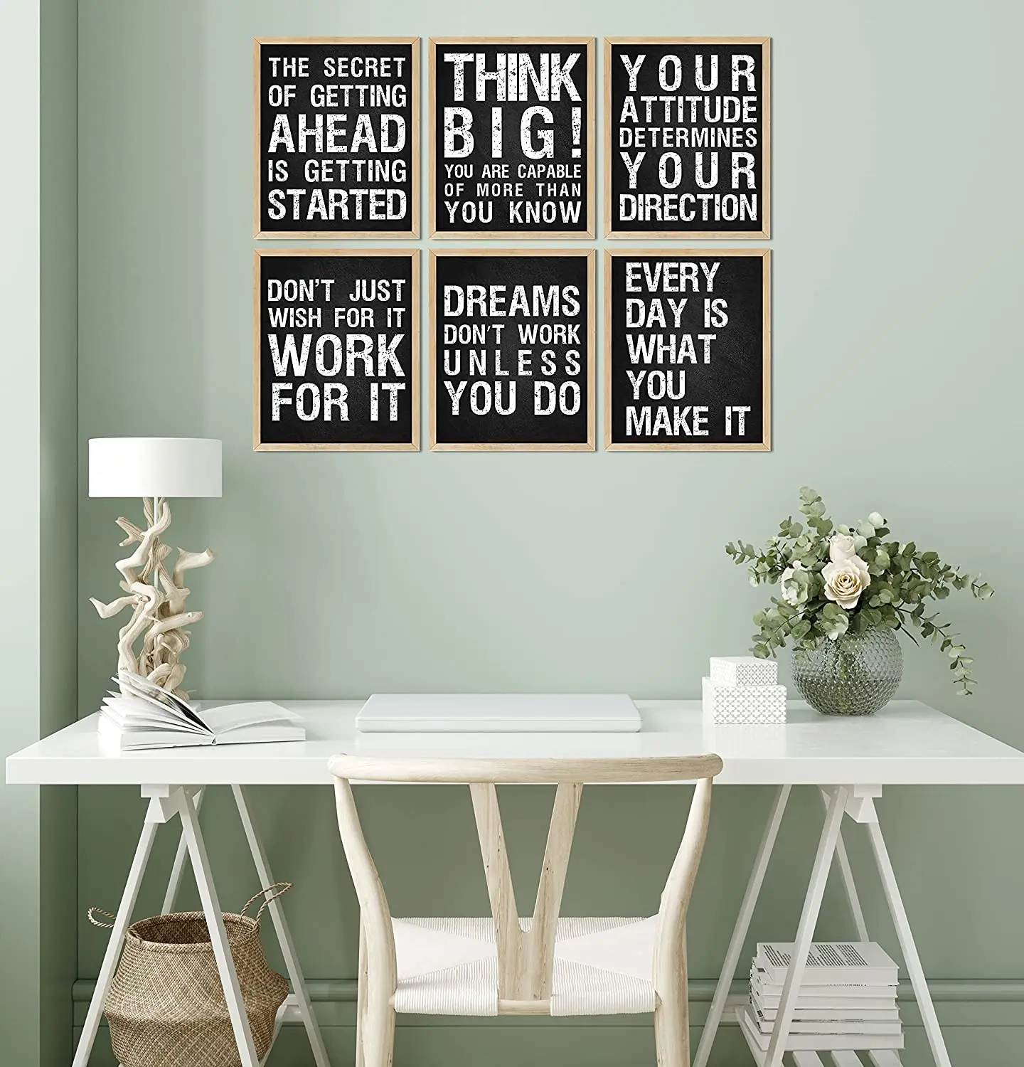 Inspirational Canvas Wall Art - Motivational Success Posters