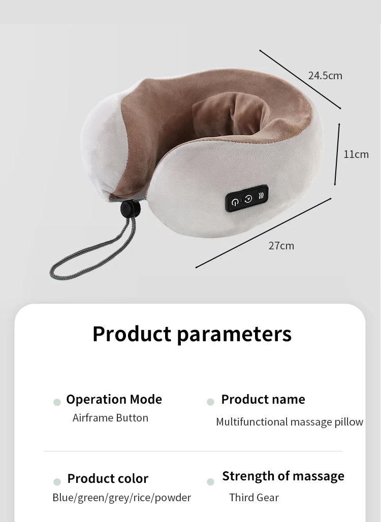 U-Shaped SPA Massage Pillow main image 1