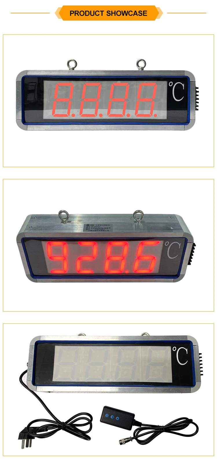 KASINTON JSDDP03E OEM Service LED Screen Single Channel Temperature Display Large Screen Temperature Controller supplier