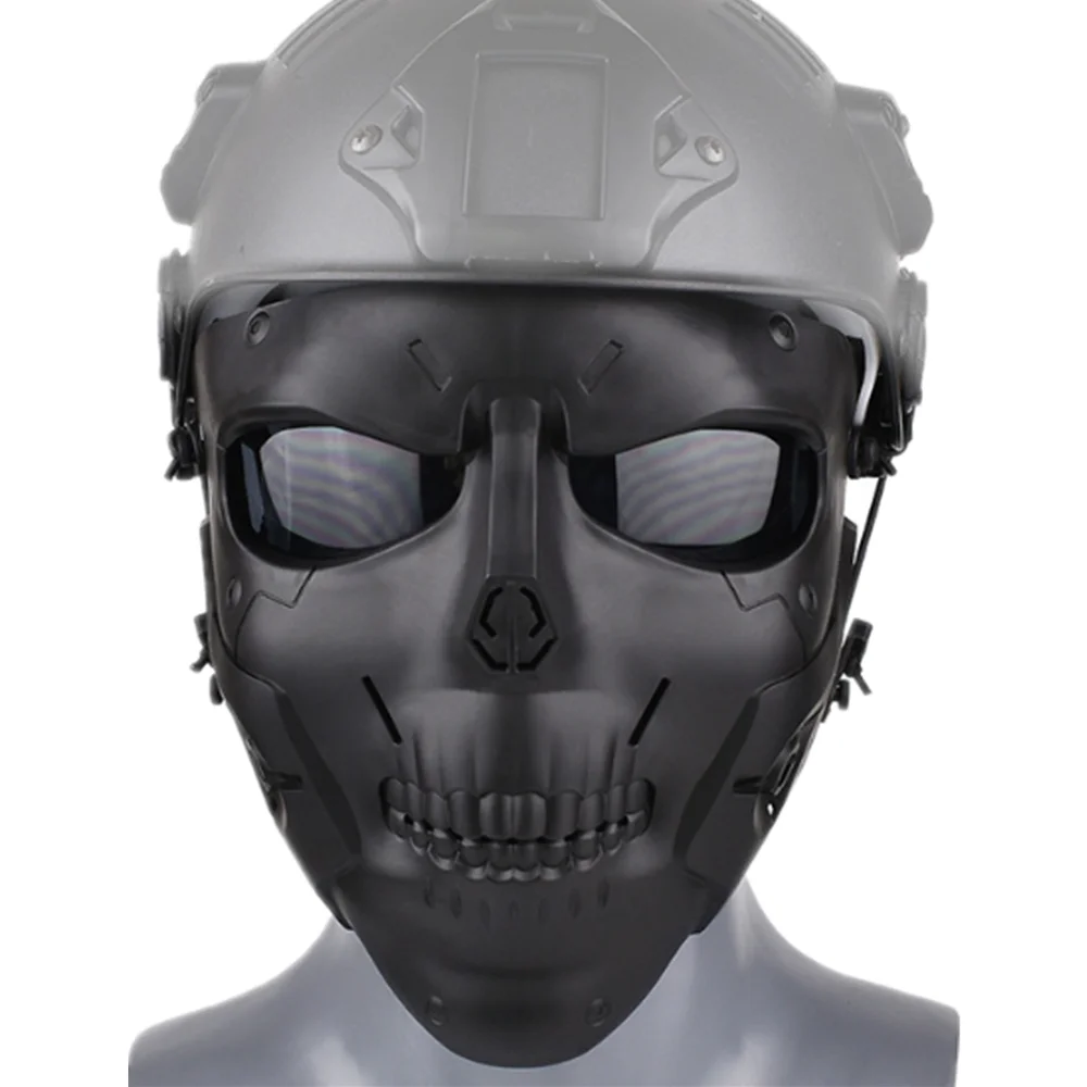 Tactical Masks With PC Lens Paintball Games CS Field Mask Hunting Motorcycle Cycling Full Face Mask
