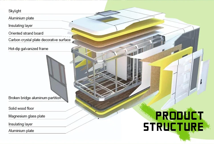 Space Capsule House Modular Prefabricated Houses Luxury Prefab Homes Capsule Homes Luxury Casa Modular Home Capsule Hotel