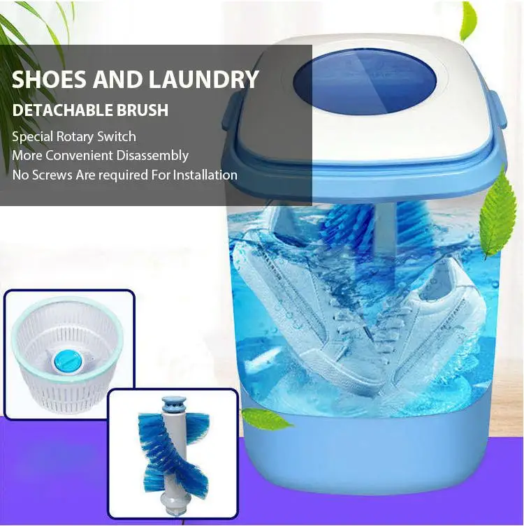 Hot Sale Semi-Automatic Mini Washing Machine Portable Drying Shoes Laundry Washing Machiens for Home House