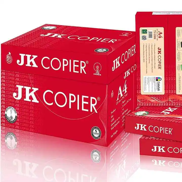 Jk Copier Paper A4 Copy Paper 80 Gsm Ream 500 Sheets Bond Photocopy Paper