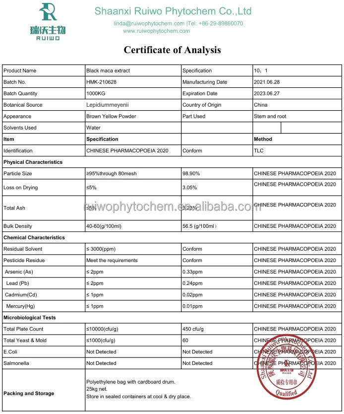 Sexual Enhancement Private Label Maca Root Extract Powder Maca Powder