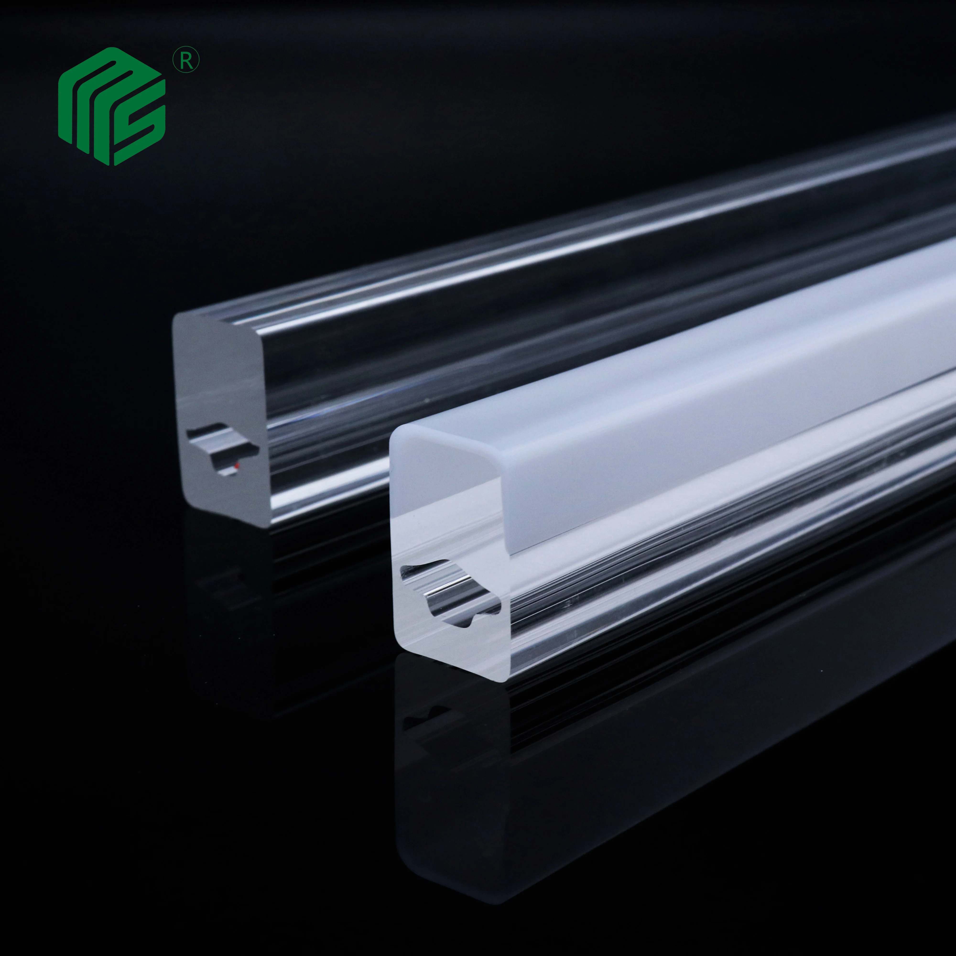 Good Quality Led Light Diffuser Optical clear and Milky PMMA Acrylic Large Linear Lenses