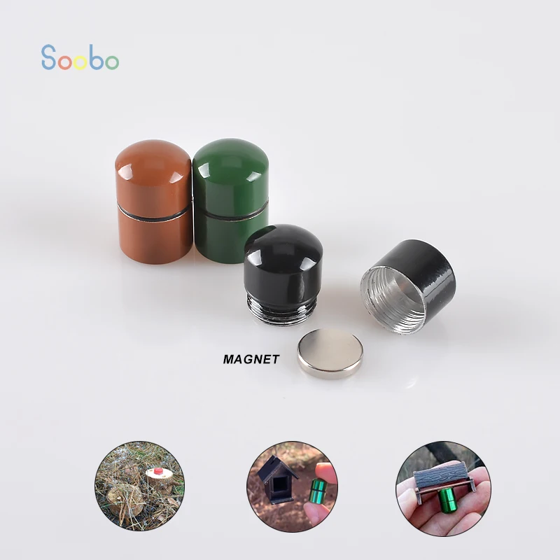 4 x contenedores de Geocaching ocultar película Nano latas Petling MICro naNO MICNO BB´s 