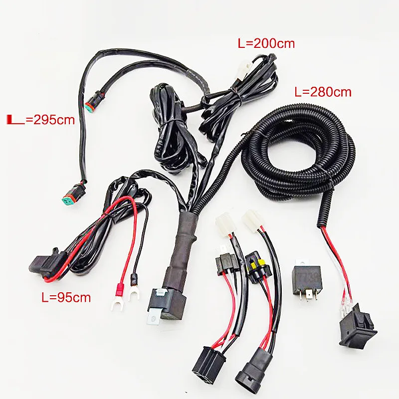 Custom Made Car Light Wiring Harness 12v Auto Wire Kits Harness Buy
