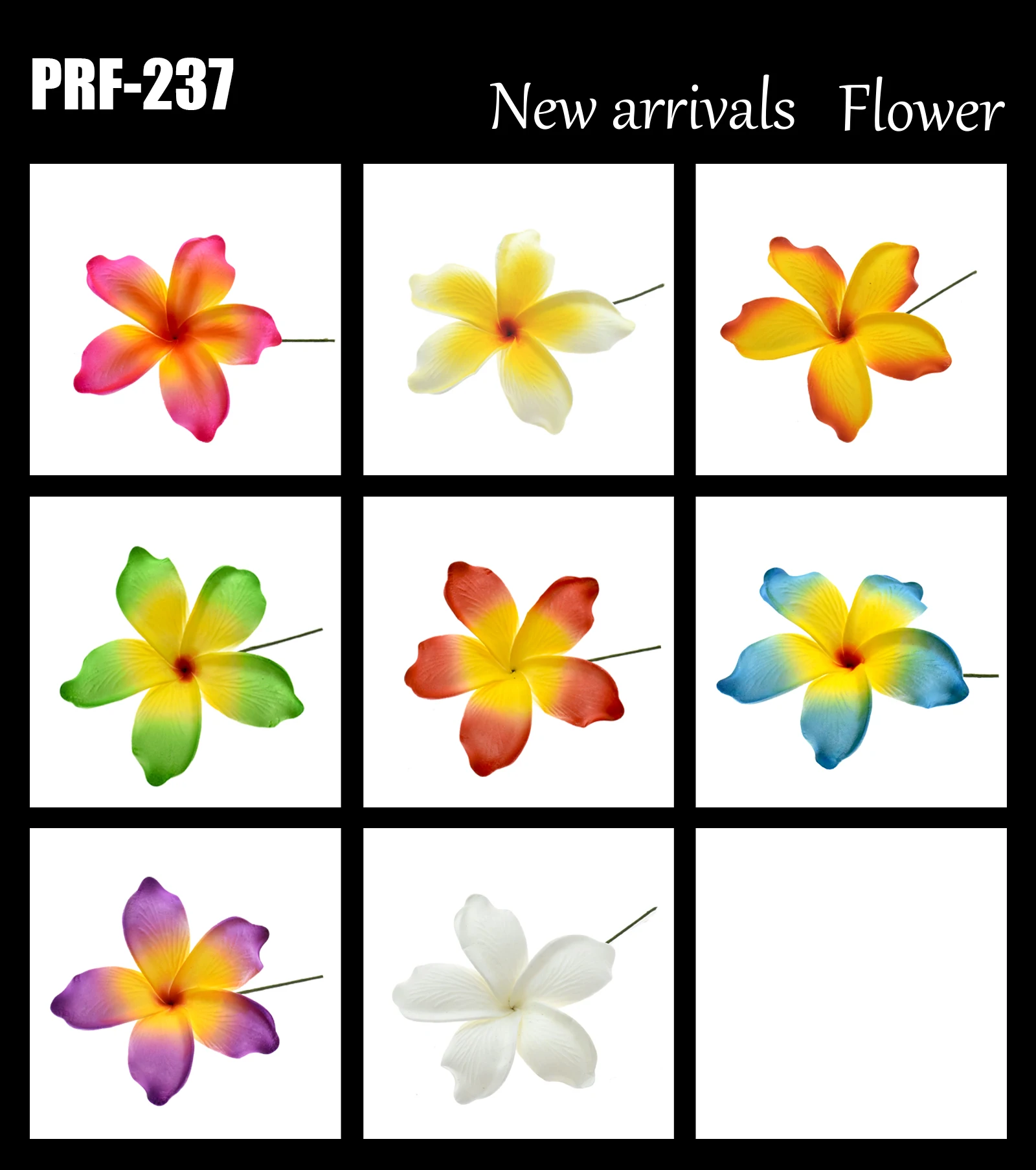 Beach Style Hot Sale Art Printed Hawaiian Foam Flowers For Dancer Party