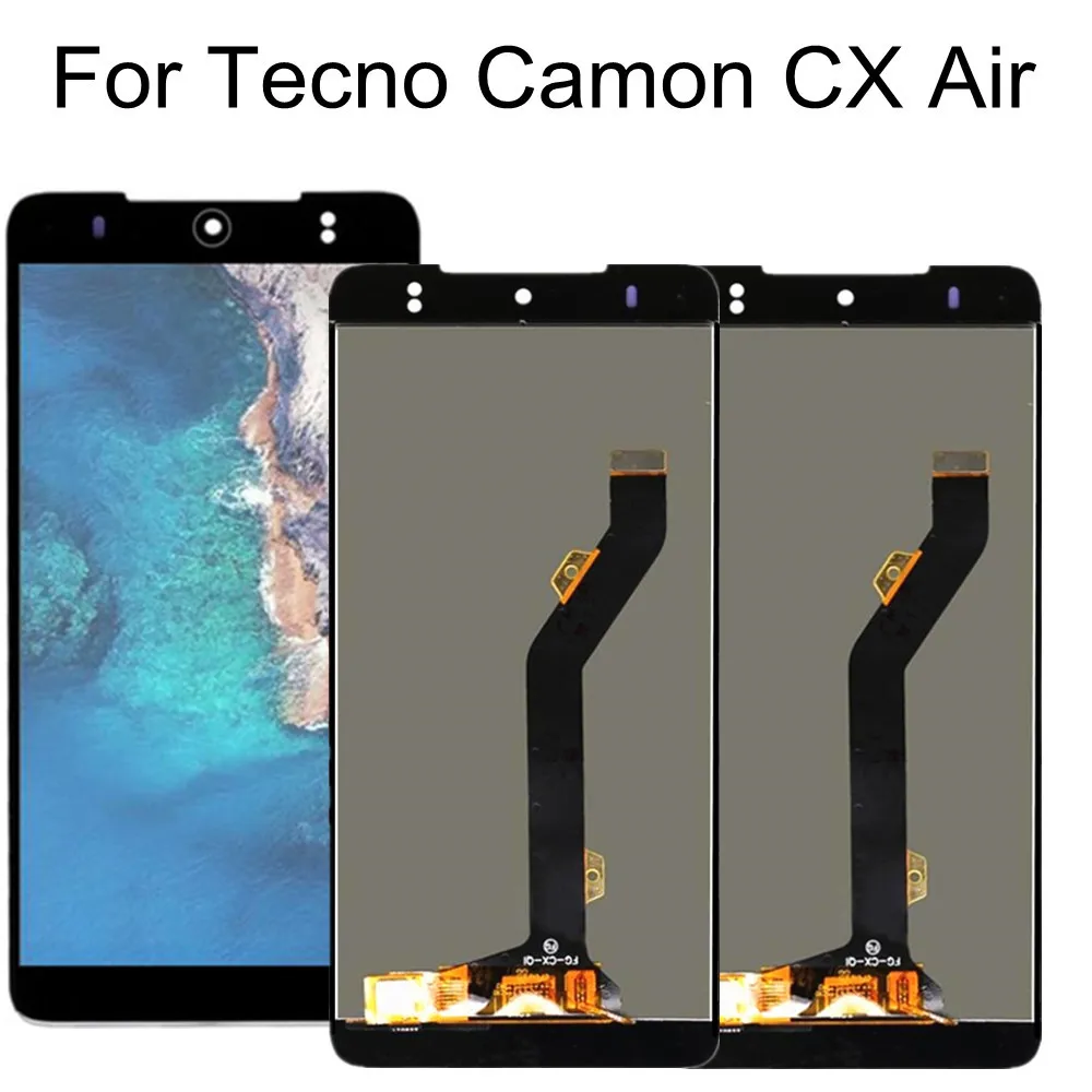 Cell Mobile Phone LCD pantallas de celulares Digitizer Assembly Touch LCD Screen For Tecno Camon CX Air LCD display