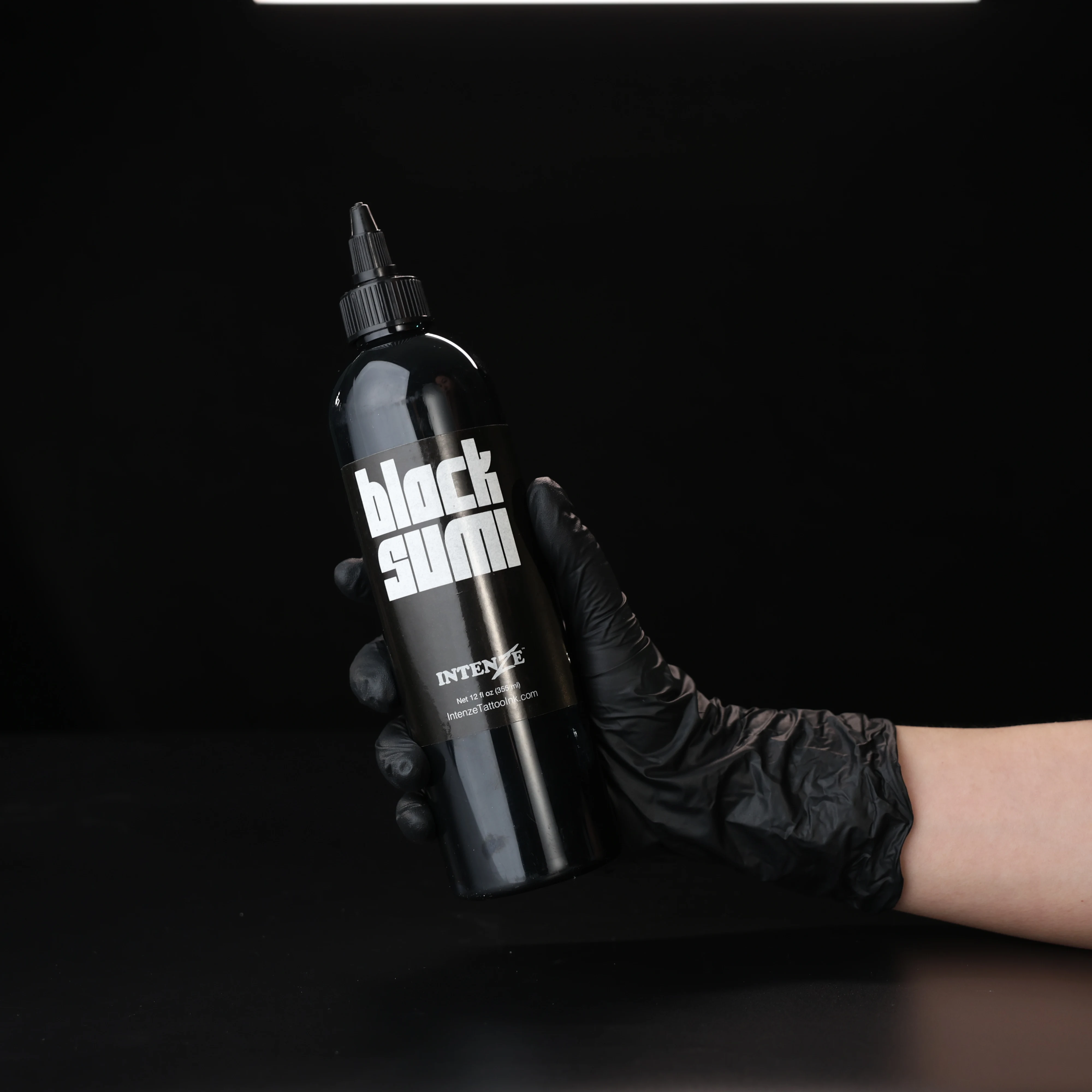 INTENZE Black Sumi Tattoo Ink - 12 OZ Premium Quality, Waterproof