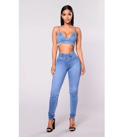 High Waist Tight Sexy Women Jeans 