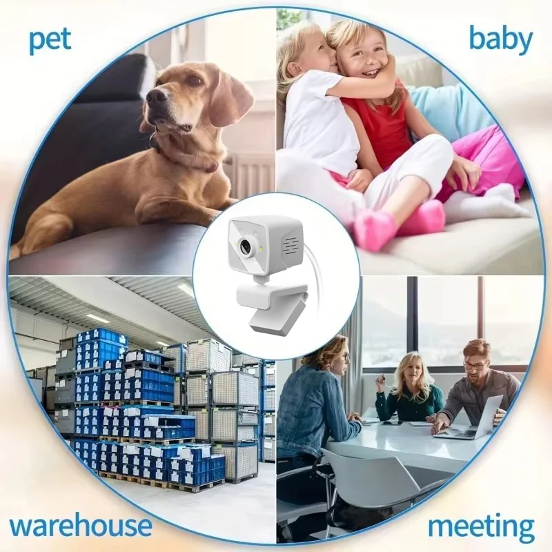 New Arrival  1080P Indoor Camera Home Security Wireless Smart Mini Wifi Camera Webcam Baby Room IP Camera With Night Vision