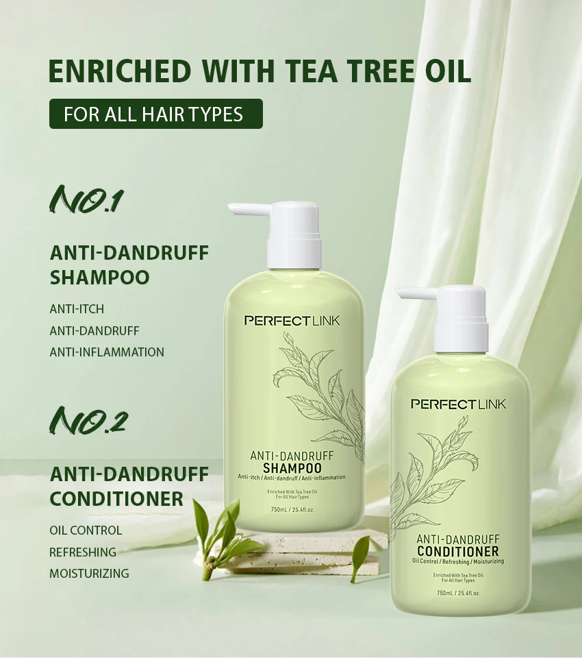 Private Label 100 Pure Natural Organic Tea Tree Oil Hair Care Set New Anti Dandruff Hair 9159