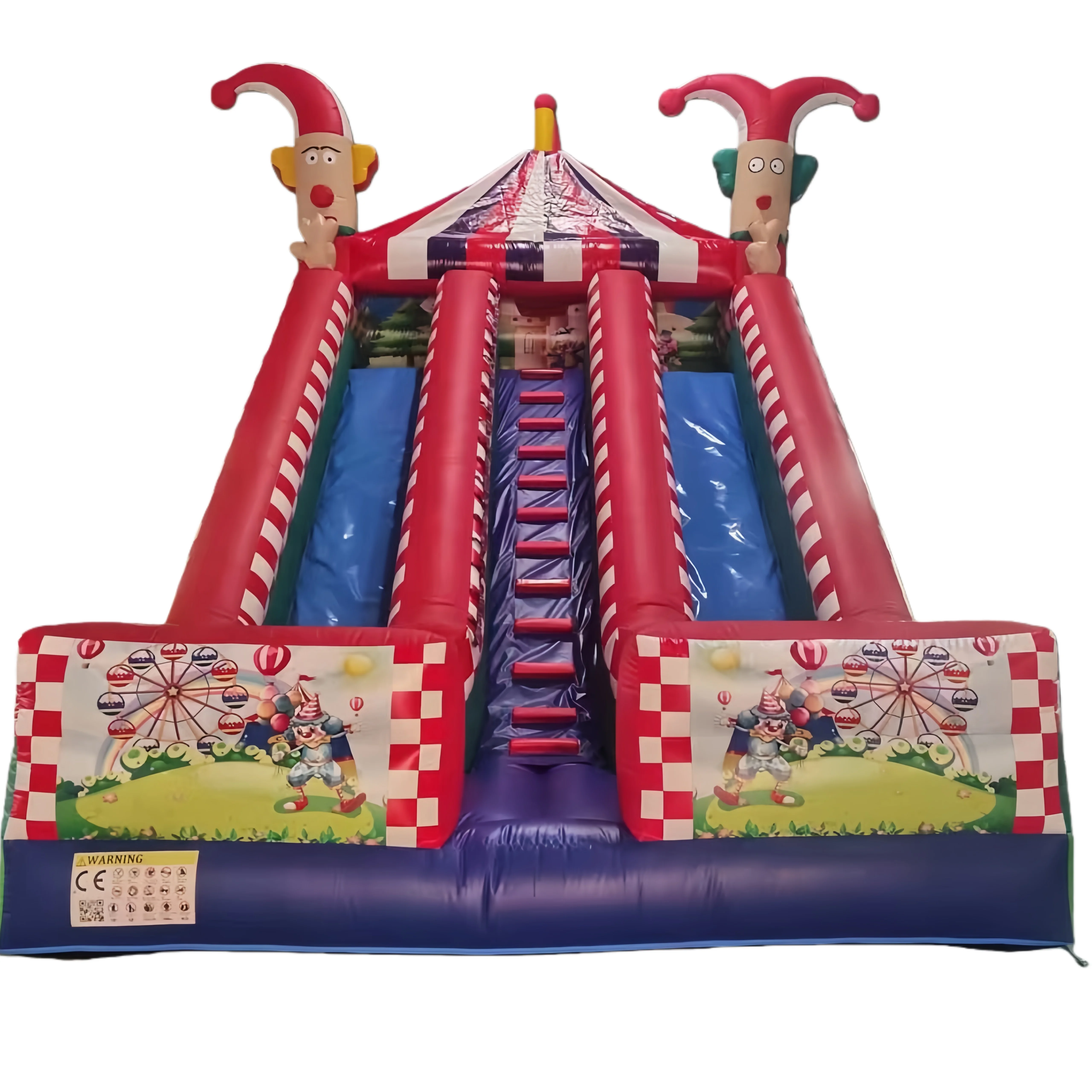 Commercial Grade Inflatable Slide with 6x4m Size and 3 Years Warranty for Outdoor Playground