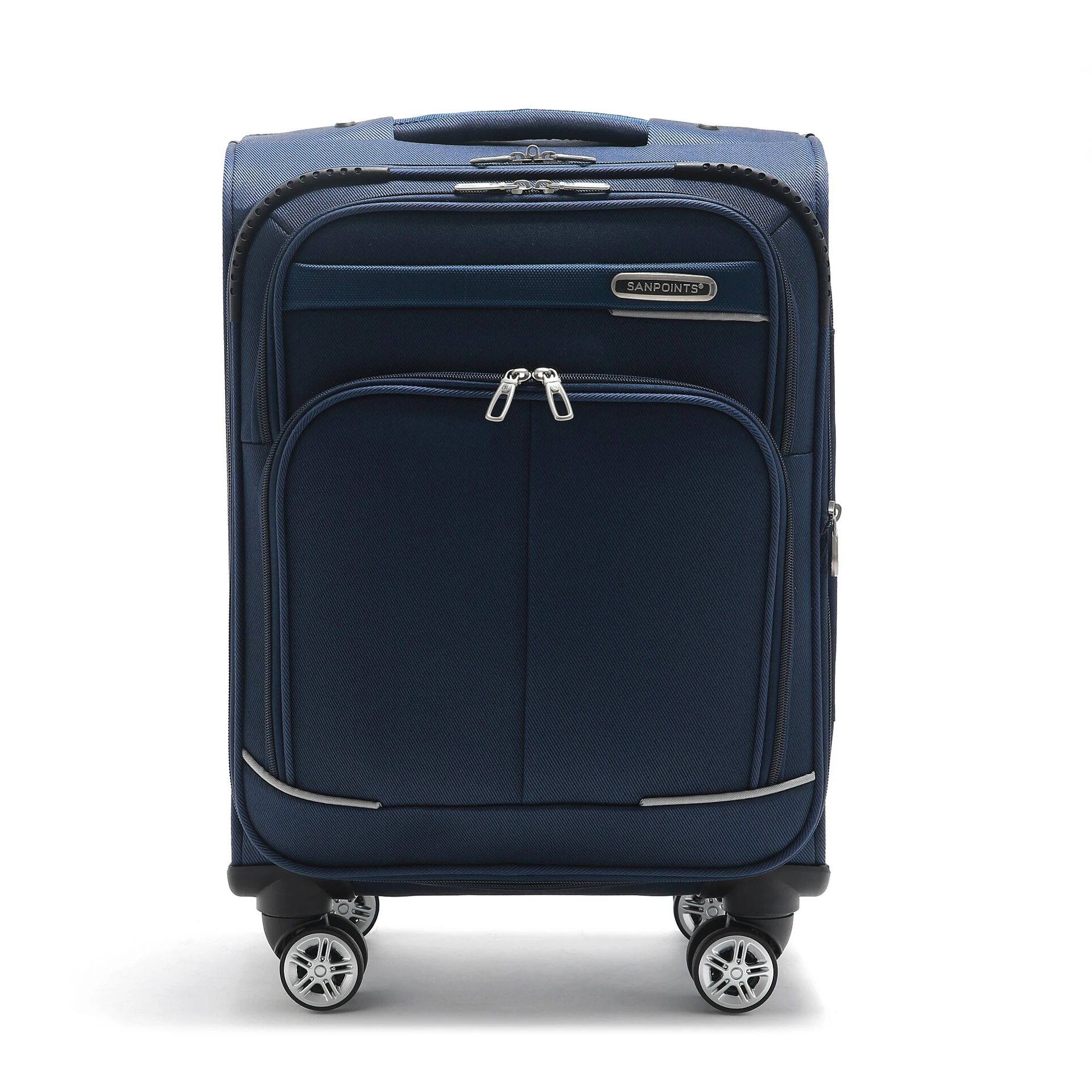 Travel Trolley Luggage Set Suitcase with 4 Plane Wheels