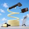 Yellow Magnetic Phone Holder 60W Fast Charging Cable