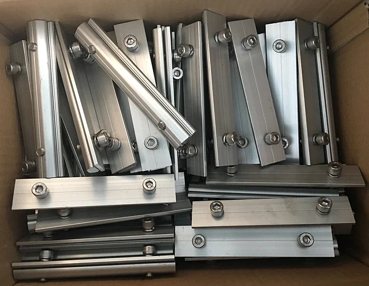 Aluminum Solar Rail Splice Kit Solar Mounting Rail Connector Industrial Commercial Lithium Ion PWM Mppt Polycrystalline Silicon