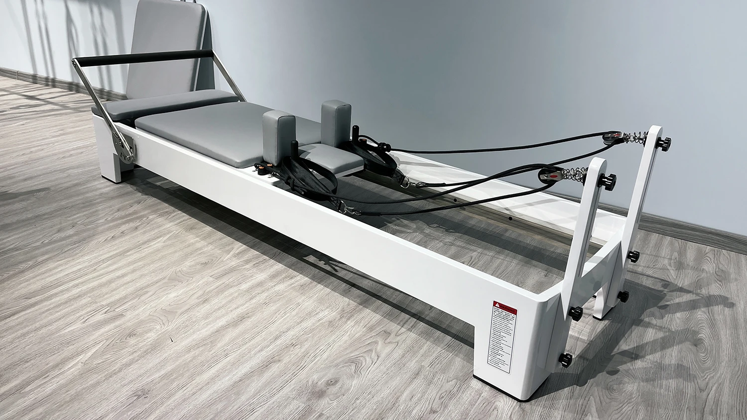 Pilates Machine Pilates Reformer Equipment White Wood Lacquer Pilates