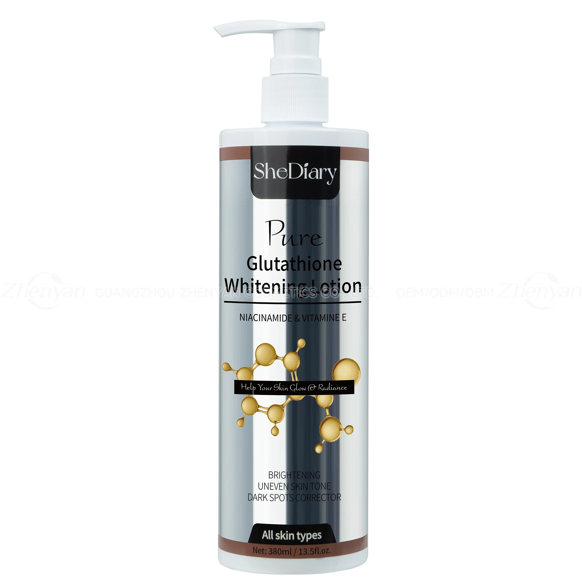 Shediary Brightening Moisturizer Skin Whitening Cream Deep Hydration Nourishing Fresh Fragrance All Skin Types Glutathione Body