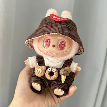 Second Generation Labubu Cloth Face Pendant Adorable Baby Clothes with Vinyl for Parties Only Clothes-Doll Accessories Series