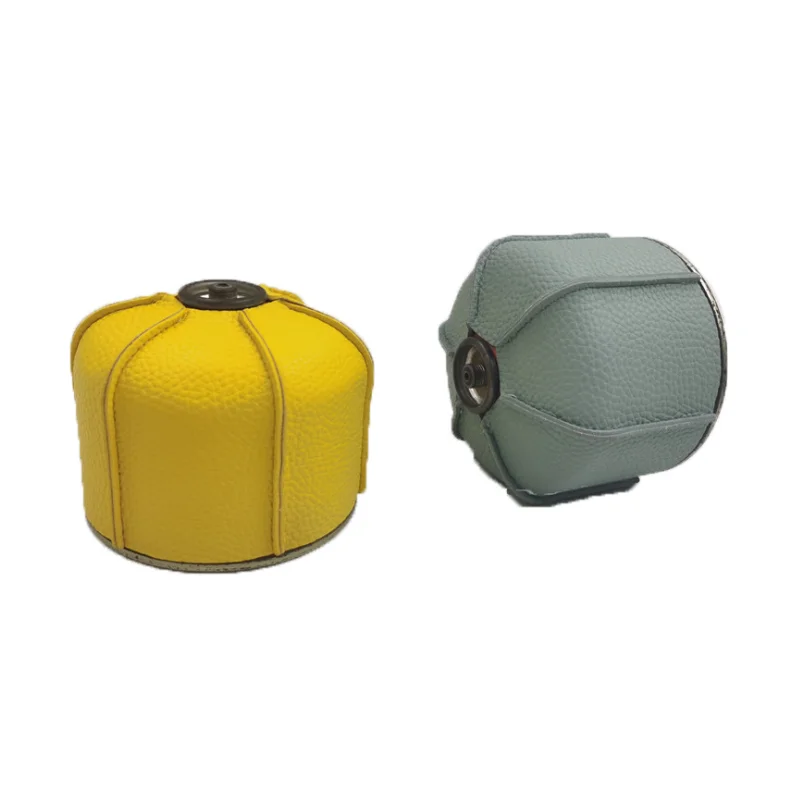 Gas Canister Cover Propane Cylinder Cover Leather Protective Cover For