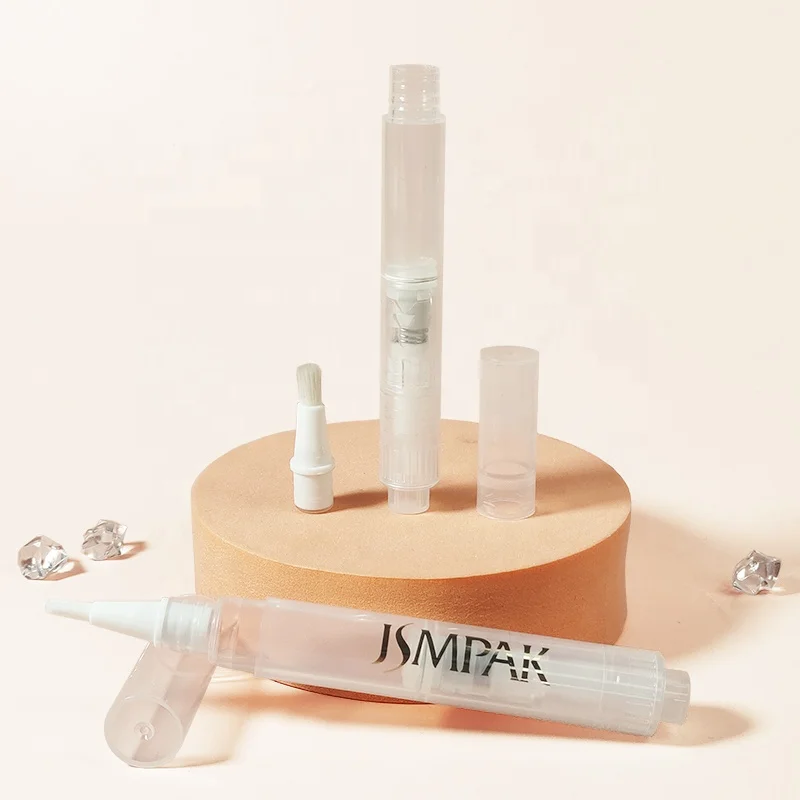 Free Samples Makeup Accessories 1.5ml 2ml 4ml 6ml Lip Gloss Tube Container Cuticle Oil Nail Polish Twist Pen With Brush