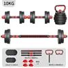 Excelente set 4 en 1 de gran valor - 20j/10j - 2 piezas - mancuerna - kettlebell - push