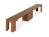 Banc couleur noyer