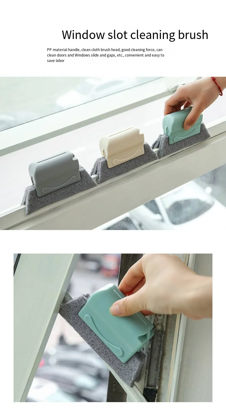 Window slot cleaning brush tool cleaning brush multi-functional universal window slot cleaning tool factory