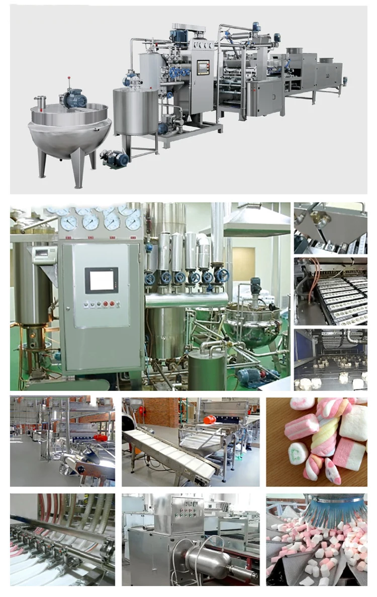 Ocmh600 Marshmallow Production Line Automatic Marshmallow Making