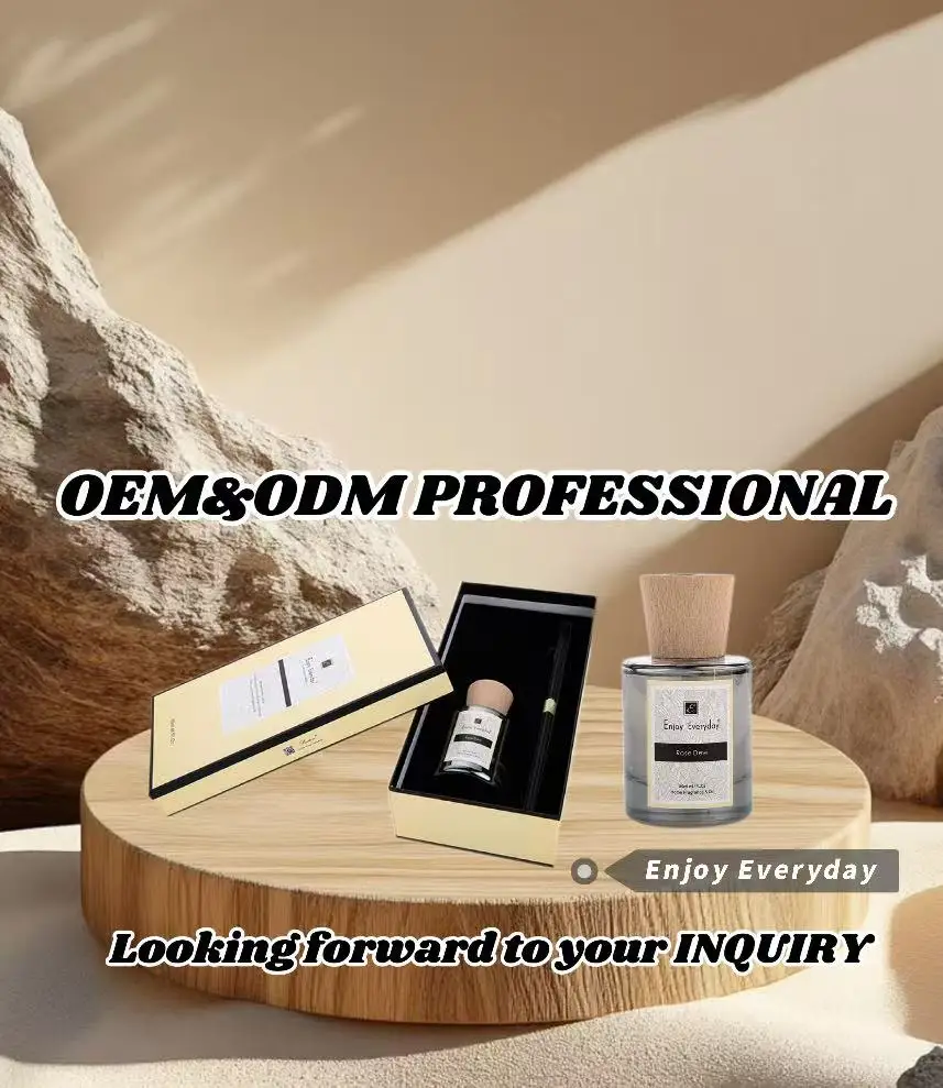 product wholesale private label home air freshener high quality glass bottle with wooden cap reed diffuser for home decor-13