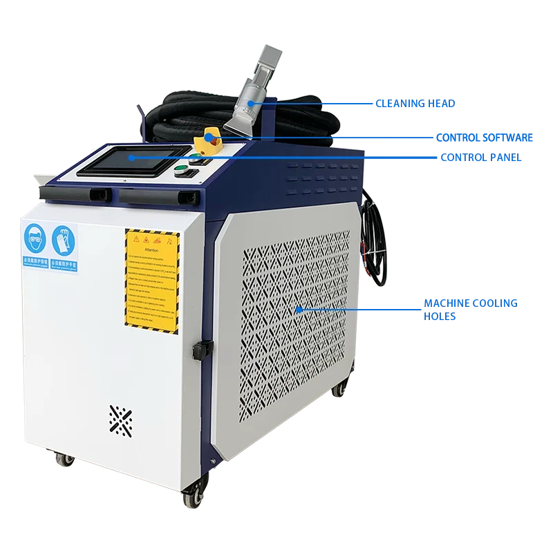 Professional Laser Weld Cleaner for Precision Cleaning High Power Laser Cleaning Machine 1000w 1500w 2000w