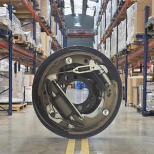 High Performance Prebo Iron Forklift Wheel Brake Assembly Electrical Liugong 1.5 Ton Left P6.6-LG1.5T-970L