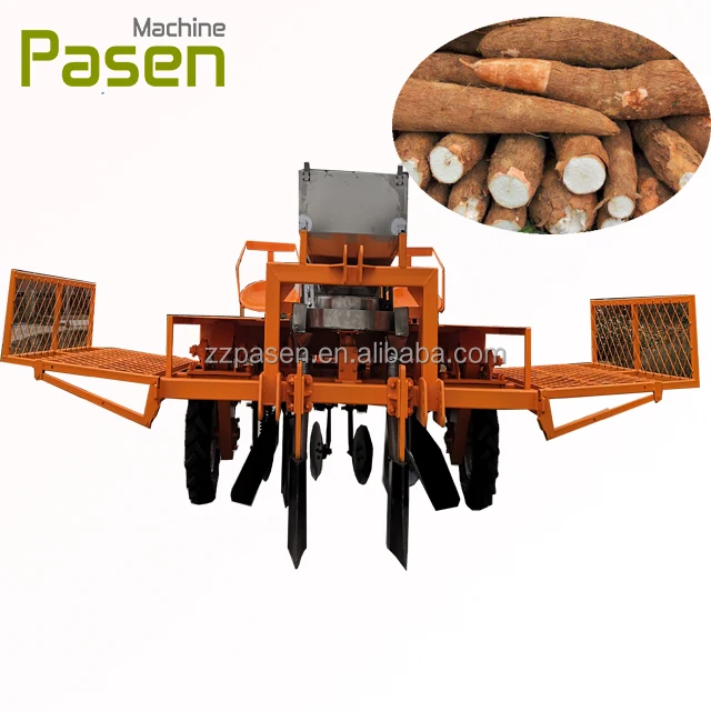 2 Rows Cassava Combine Planting Machine Cassava Planter Ridge and Flat Type