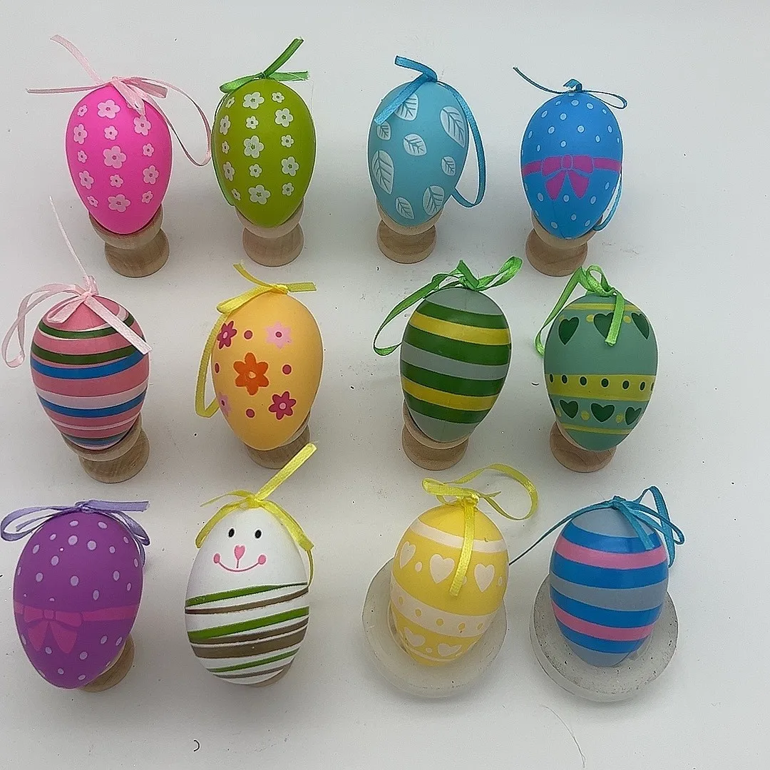 Factory In-Stock China Easter Egg Pattern Holiday Party Home Wedding  Decoration Hangable Painted Realistic Soft Plastic Eggs| Alibaba.com, image size:1080x1080