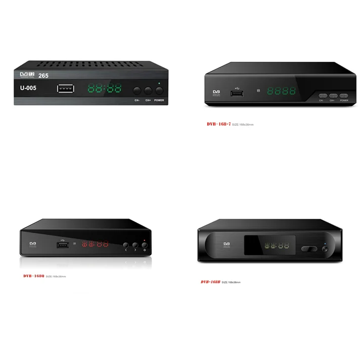 Italy H265 10Bit Tv Decoder Support youtube FTA Satellite Dish Tv Decoder Digital Receiver Decoder