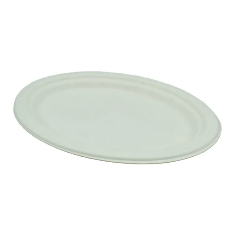 biodegradable sugarcane pulp plate disposable paper plate - buy